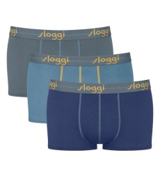 Sloggi men Start Hipster 3 Τεμάχια Μπλε - Ραφ - Γκρι