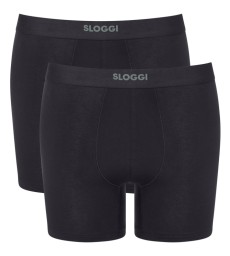 Sloggi men Ever Ease Short Boxer  2 Τεμάχια Μαύρα