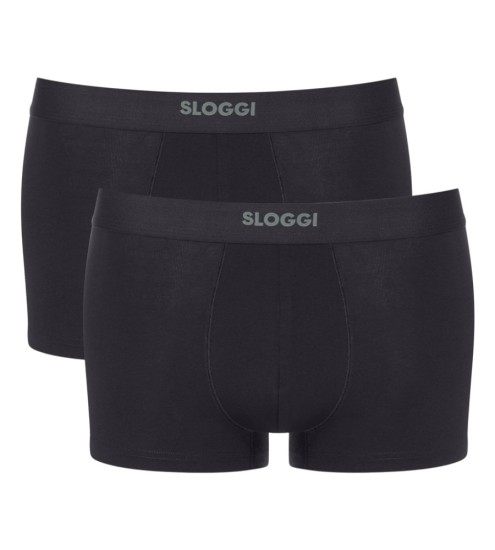 Sloggi men Ever Ease Hipster Boxer  2 Τεμάχια Μαύρα