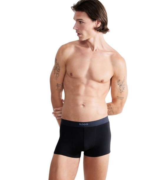 Sloggi men Ever Ease Hipster Boxer  2 Τεμάχια Μαύρα