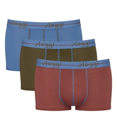 Sloggi men Start Hipster 3 Τεμάχια Χακί - Ραφ - Κεραμιδί