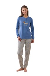 Noidinotte Γυναικεία Χειμερινή Πιτζάμα Ραφ FA9253 Noidinotte Γυναικεία Χειμερινή Πιτζάμα Ραφ FA9253