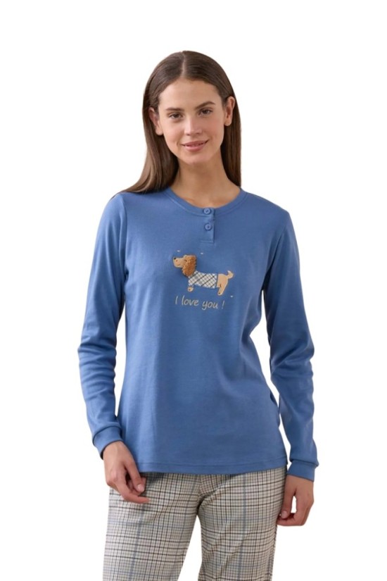 Noidinotte Γυναικεία Χειμερινή Πιτζάμα Ραφ FA9253 Noidinotte Γυναικεία Χειμερινή Πιτζάμα Ραφ FA9253