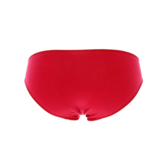 Cotonella Γυναικεία Mini Slip 2 Τεμάχια Κόκκινο-Γκρι