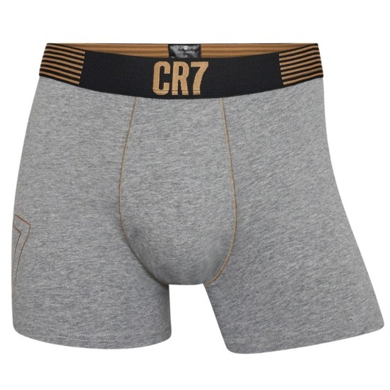 CR7 Ανδρικά Boxer 2 Τεμάχια Μαύρο-Γκρι 2115