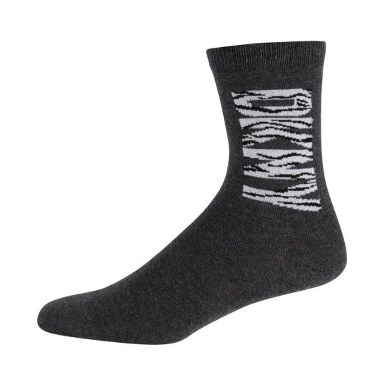 DKNY Γυναικείες Κάλτσες 3 Ζευγάρια Μαύρες - Ανθρακί 0337