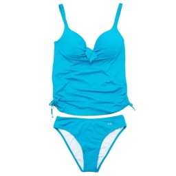 Linea Print HD282 Tankini-Slip Blue