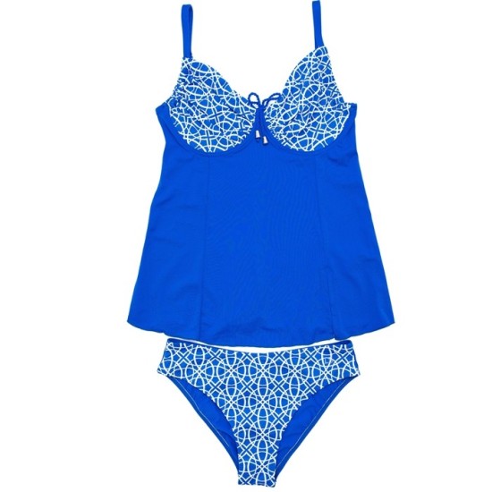 Linea Print HD330 Tankini-Slip Petrol