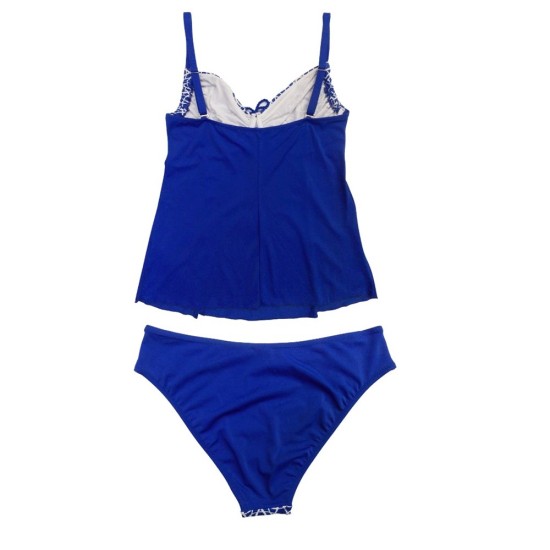 Linea Print HD330 Tankini-Slip Petrol