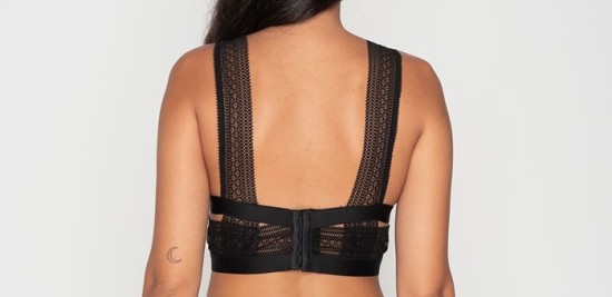 Luna Scandal Γυναικείο Bralette Μαύρο 14200