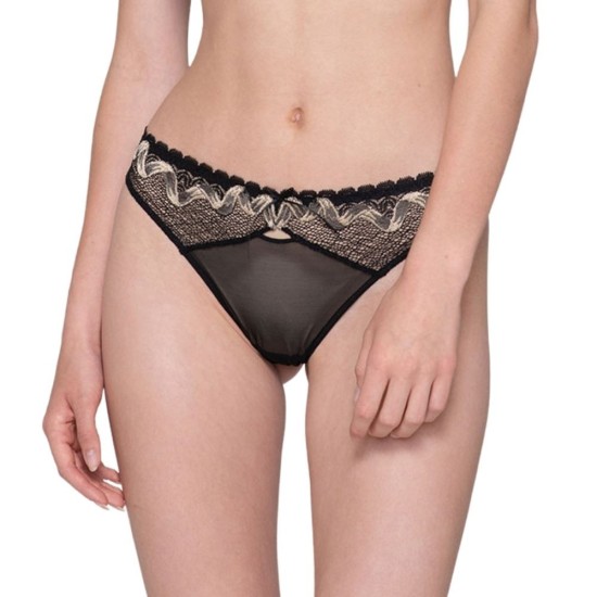 Luna Lucy Brazilian Brief Μαύρο 25201