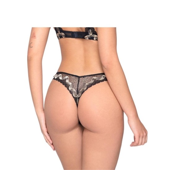 Luna Lucy String Μαύρο 25200