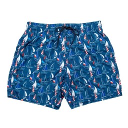 Navygare Βερμούδα Short 098381 Μπλε με σχέδιο