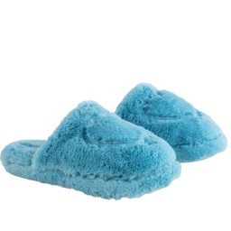 Noidinotte Γυναικείες Χειμερινές Παντόφλες Γαλάζια PF2316