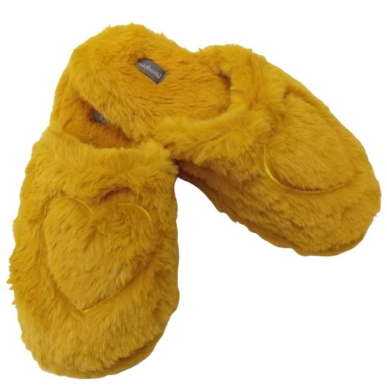 Noidinotte Γυναικείες Χειμερινές Παντόφλες Κίτρινες PF2316