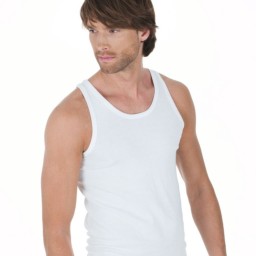 Sloggi Sporty SH02 Vest Ανδρικές Φανέλες 2 Τεμάχια Άσπρες
