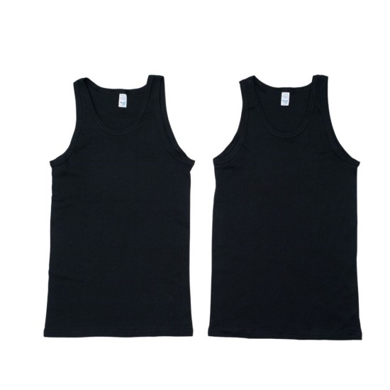 Sloggi Sporty SH02 Vest Ανδρικές Φανέλες 2 Τεμάχια Μαύρες