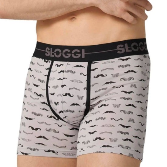 Sloggi GO Movember H Short 2Pack Μαύρο-Άσπρο