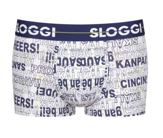 Sloggi Men Go Holiday Hipster 2Pack Μπλε-Λευκό