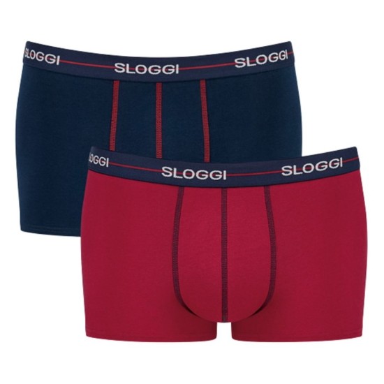 Sloggi Men Start Hipster 2Pack Μπλε-Κόκκινο