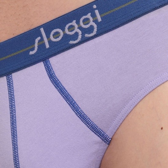 Sloggi men Start Midi Slip 2 Τεμάχια Μπλε-Λιλά