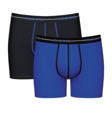 Sloggi men Start Short Boxer 2 Τεμάχια Μπλε-Μαύρο
