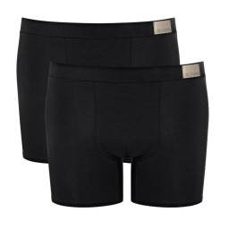 Sloggi men GO Natural H Short Boxer 2 Τεμάχια Μαύρα