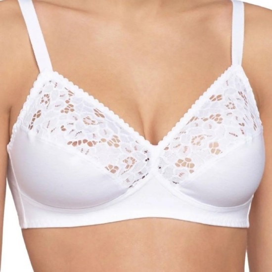 Triumph Γυναικείο Σουτιέν Cotton Lace Comfort N Άσπρο