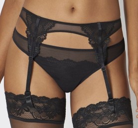 Triumph Γυναικεία Ζαρτιέρα Lace Spotlight Μαύρη