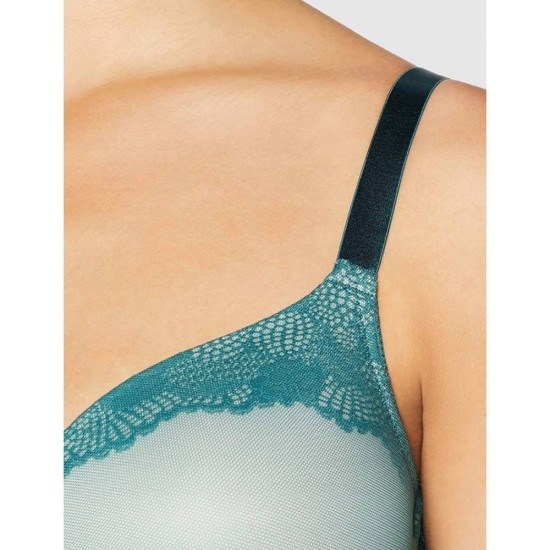 Triumph Γυναικείο Σουτιέν Spotlight Lace WP Πετρόλ