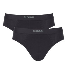 Sloggi men Slip Ever Ease Brief 2 Τεμάχια Μαύρα