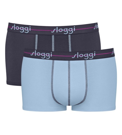 Sloggi men Start Hipster 2 Τεμάχια Μωβ - Γαλάζιο