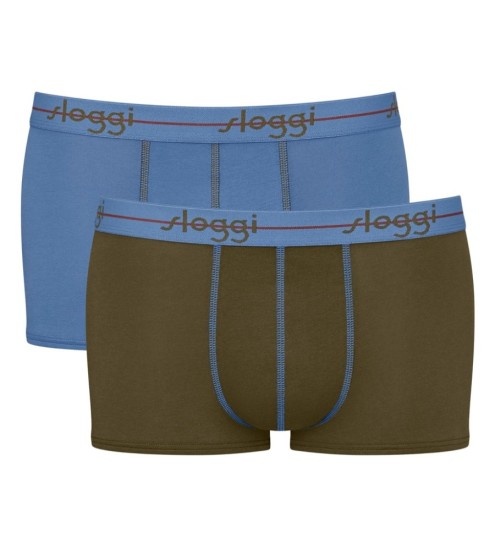 Sloggi men Start Hipster 2Τεμάχια Χακί - Ραφ 