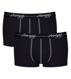 Sloggi men Start Hipster 2 Τεμάχια Μαύρα