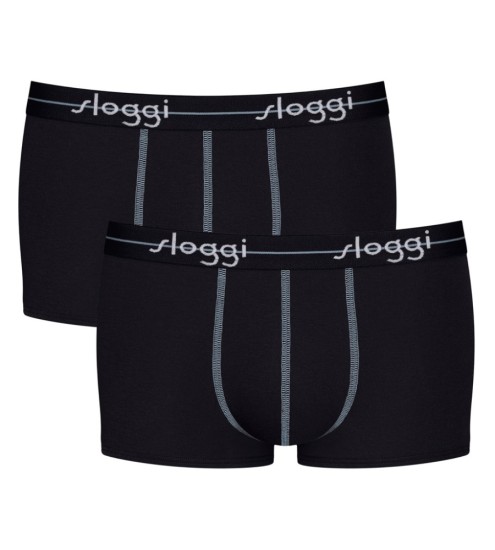 Sloggi men Start Hipster 2 Τεμάχια Μαύρα