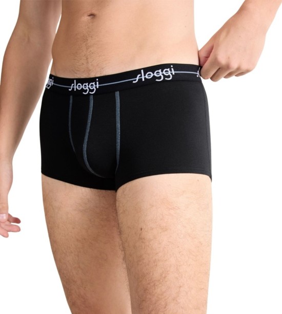 Sloggi men Start Hipster 2 Τεμάχια Μαύρα